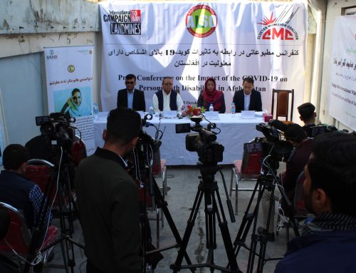 Press Conference on the Impact of the COVID-19 on Persons with Disabilities in Afghanistan